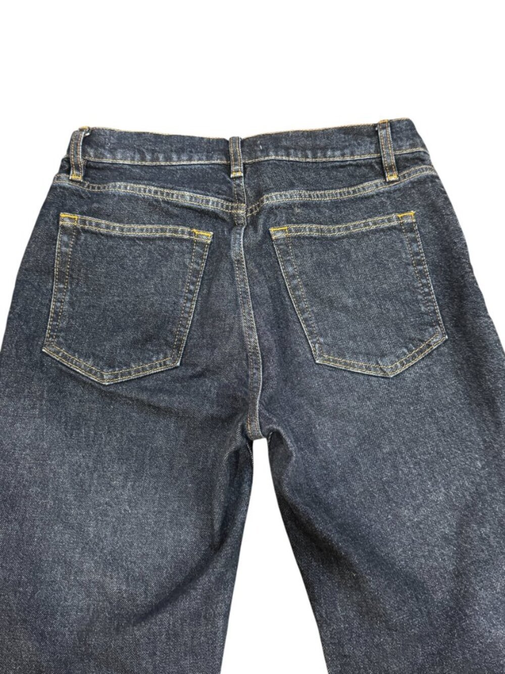 FRAME The Borrowed Jeans Dark Wash Straight Leg Denim Size 26 - Picture 4 of 10